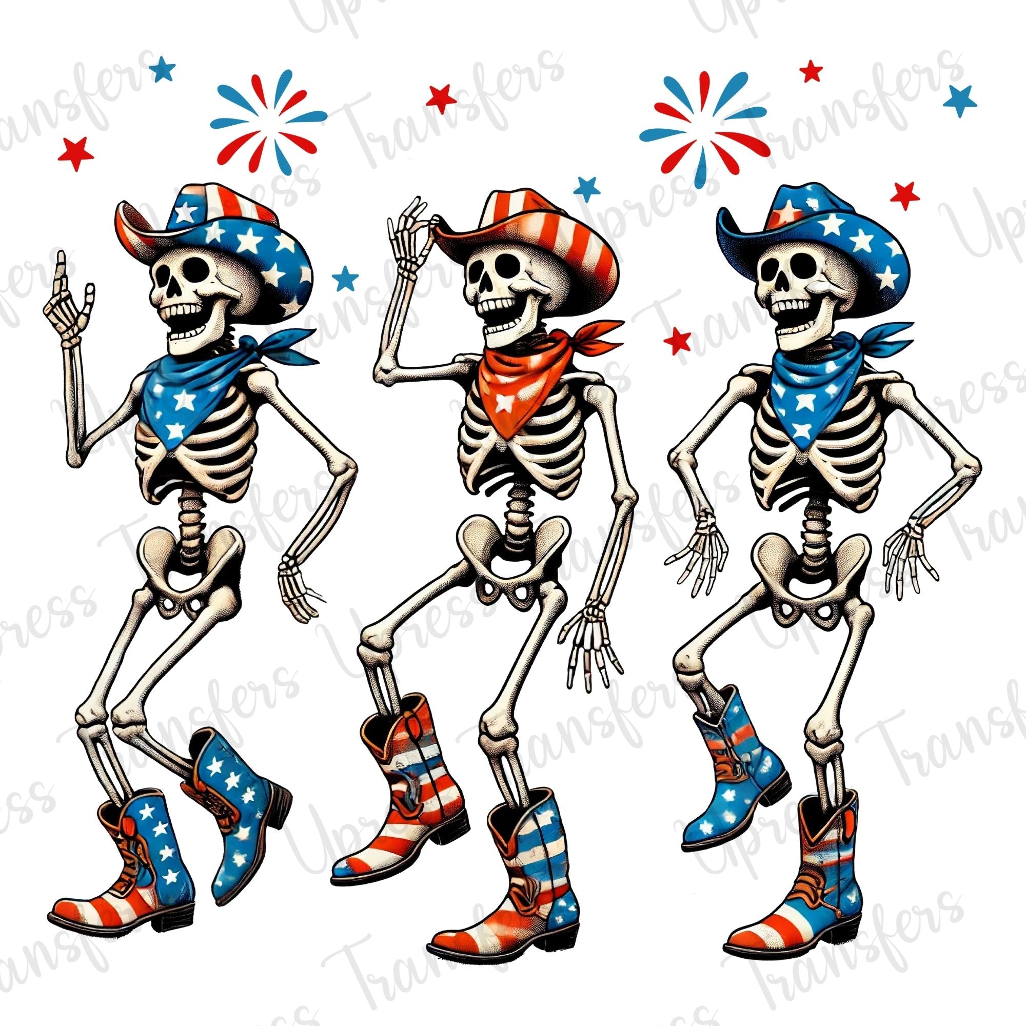 USA Skeleton Trio