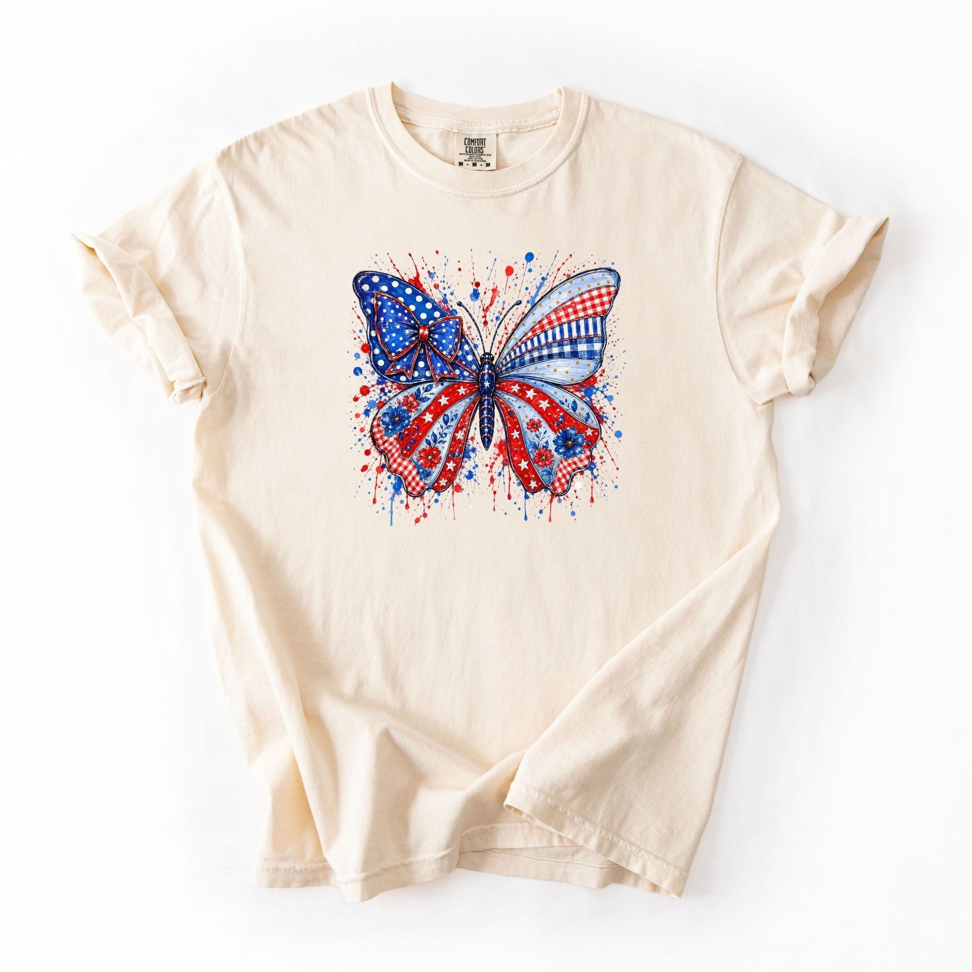 USA Splatter Butterfly