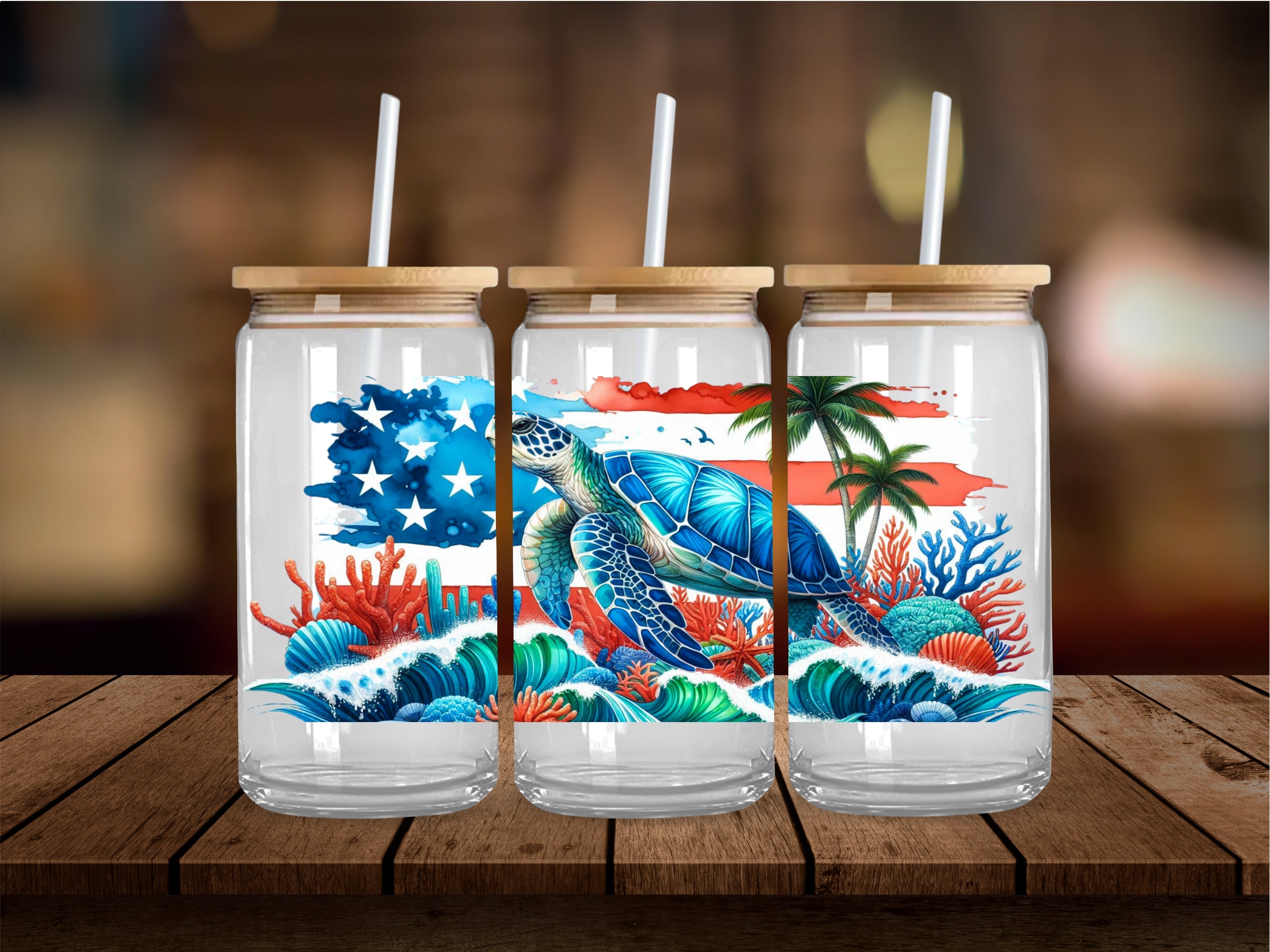 USA Turtle 16 Oz Wrap