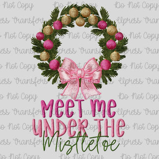 Under The Mistletoe Embossed