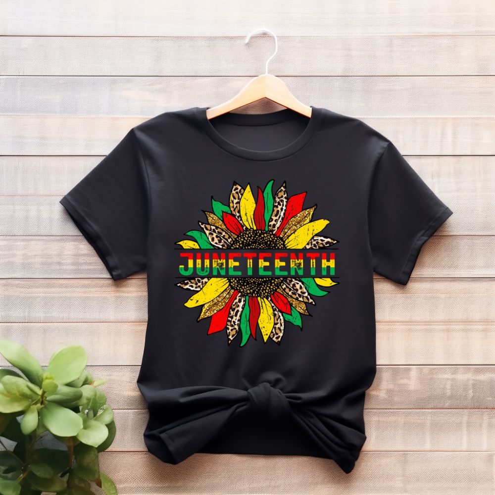 Juneteenth Flag Sunflower