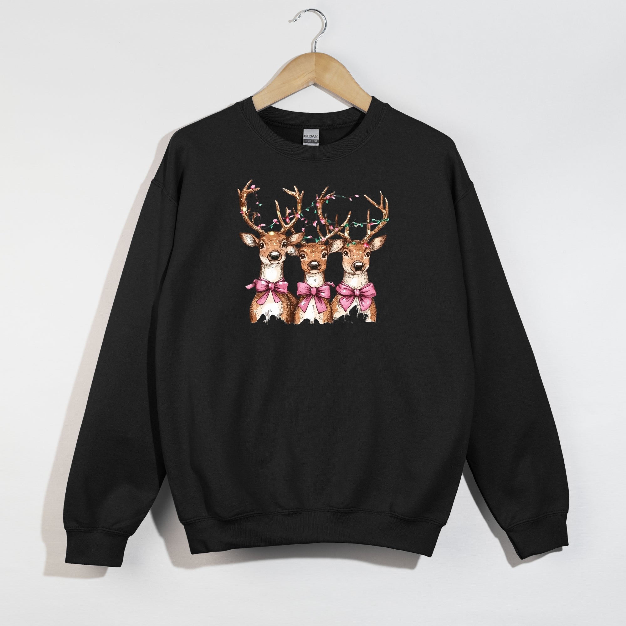 Girly Deer with Pink Bows