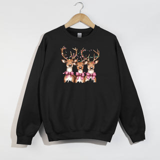 Girly Deer with Pink Bows