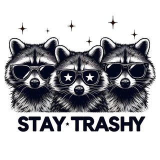 Stay Trashy Star Racoons
