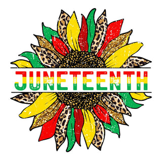 Juneteenth Flag Sunflower