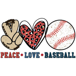 Peace Love Baseball