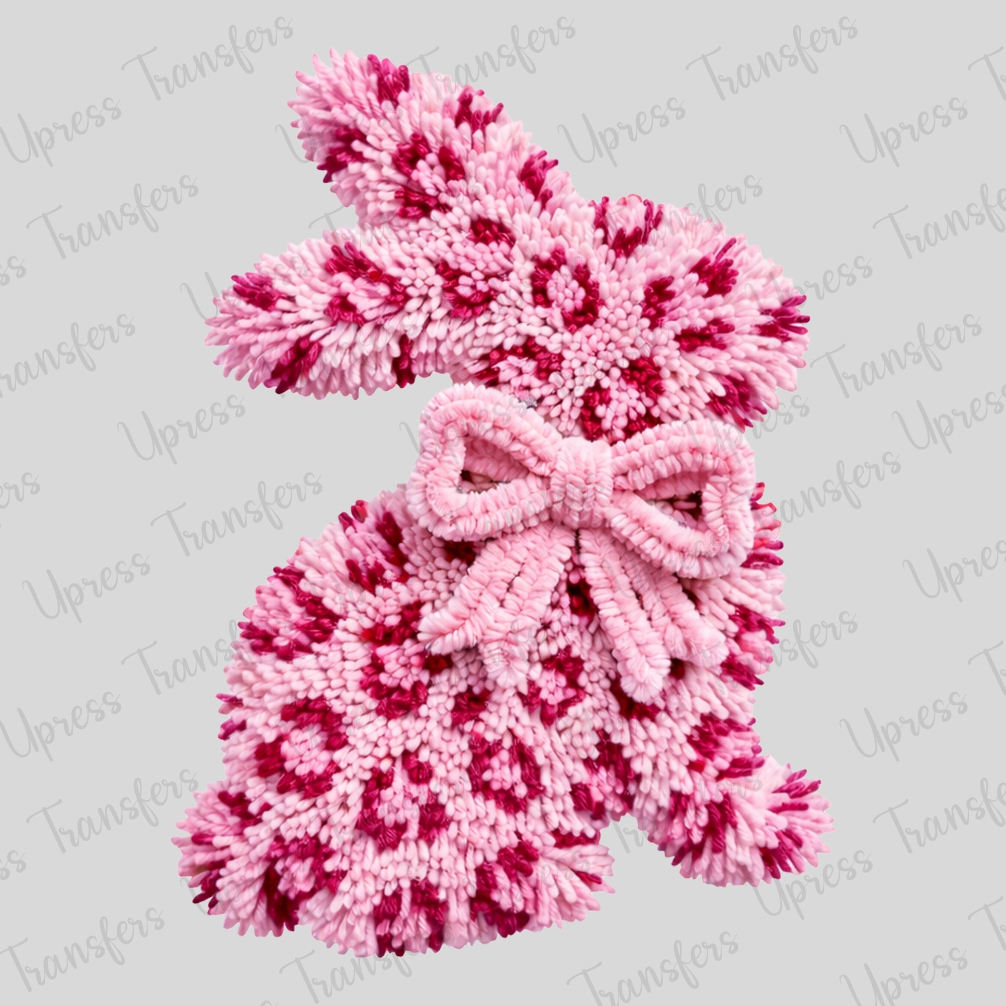 Valentine Faux Yarn Bunny