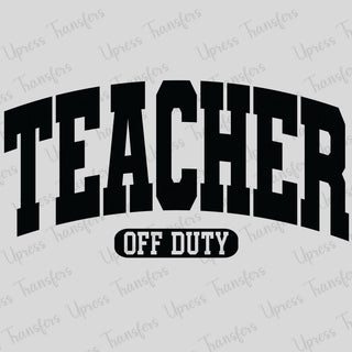 Varsity Teacher Off Duty
