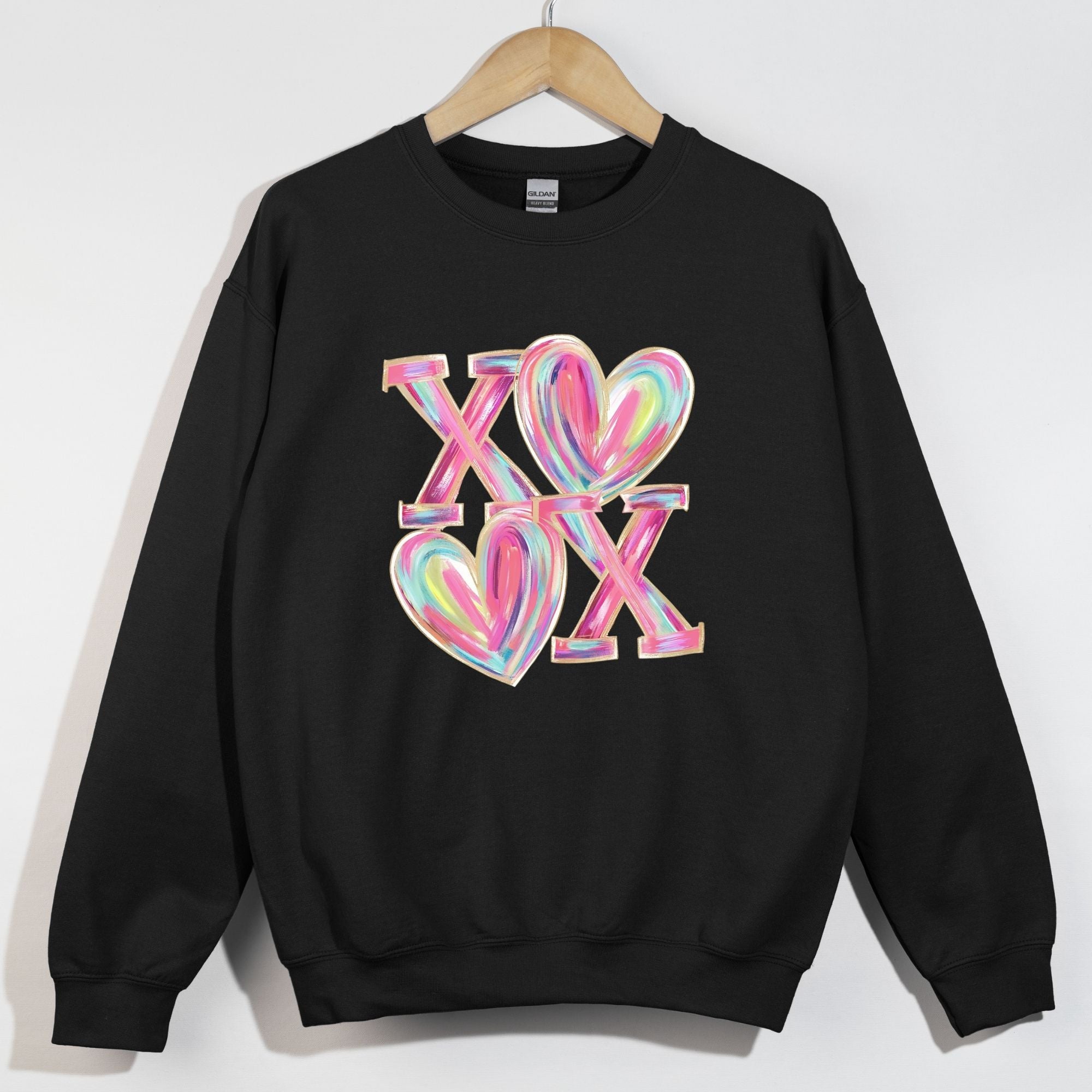 Vibrant Brushstroke XOXO