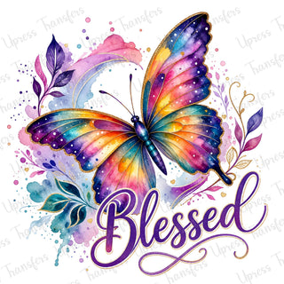 Vibrant Butterfly Blessed