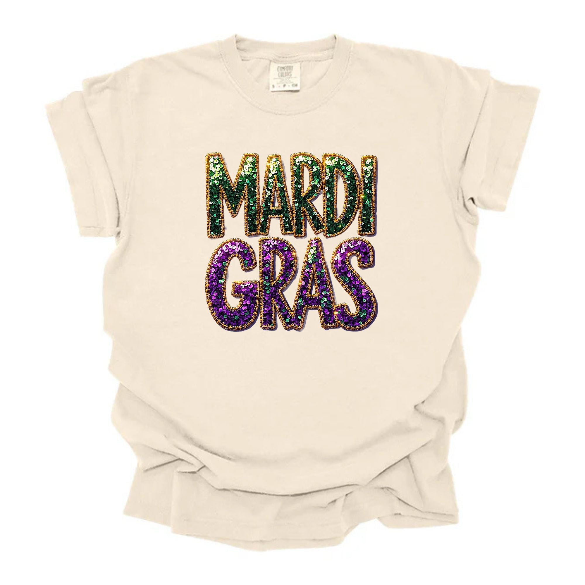 Vibrant Faux Sequins Mardi