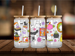 Vibrant Ghosts Collage 16 Oz Wrap