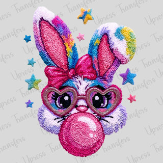Vibrant Glasses Yarn Bunny