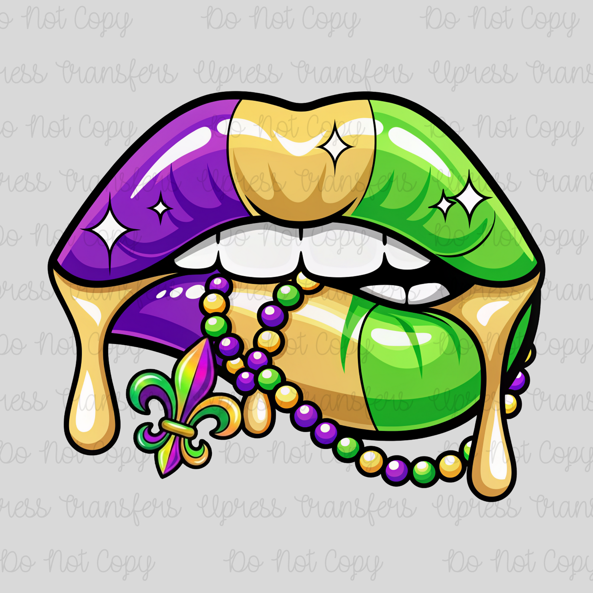 Vibrant Mardi Lips