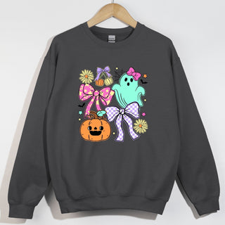 Vibrant Pastel Halloween Collage Cutesy