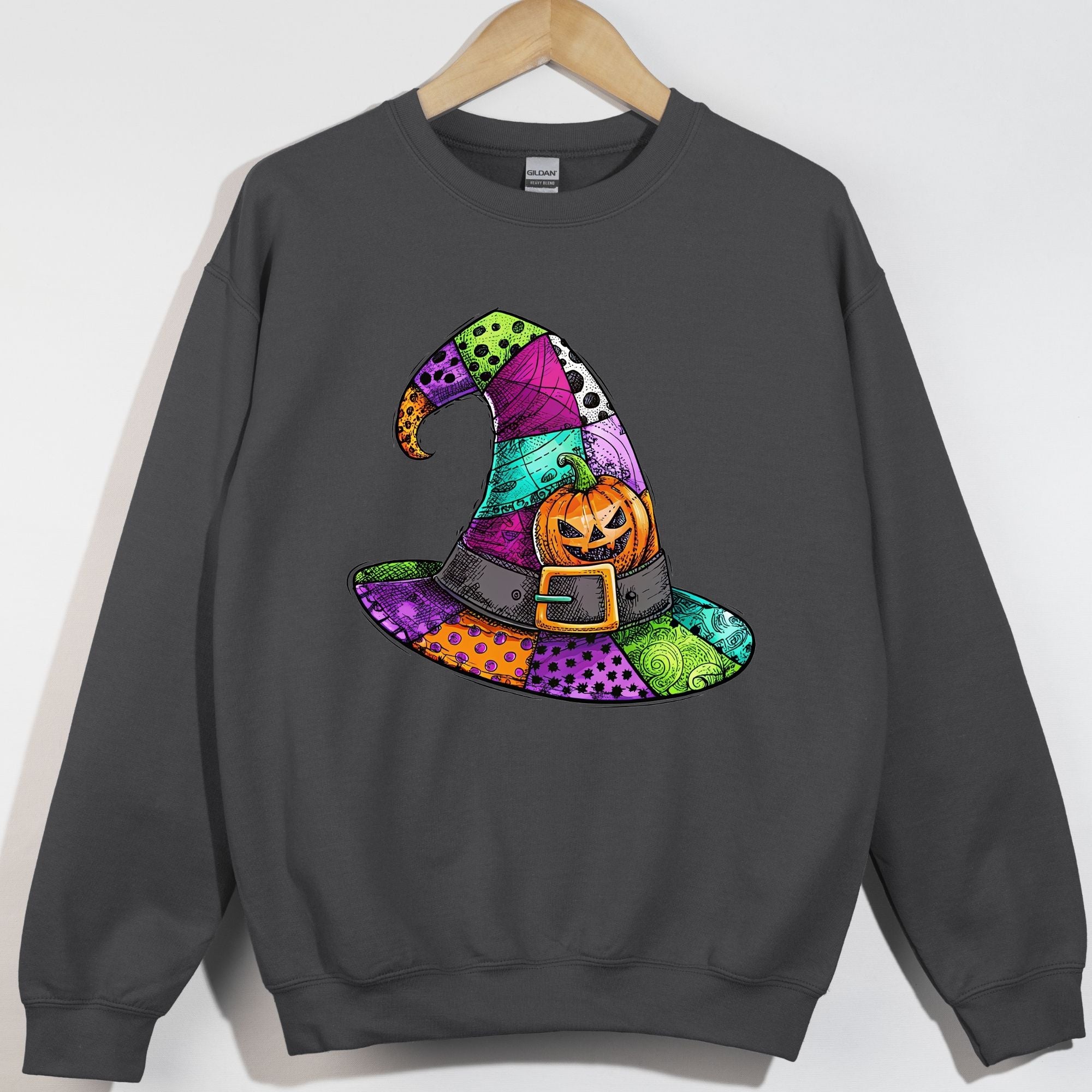 Vibrant Patterned Witches Hat