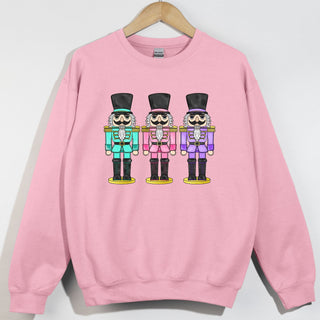 Vibrant Poppy Nutcracker Trio
