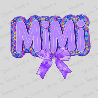 Vibrant Purple Bow Mimi