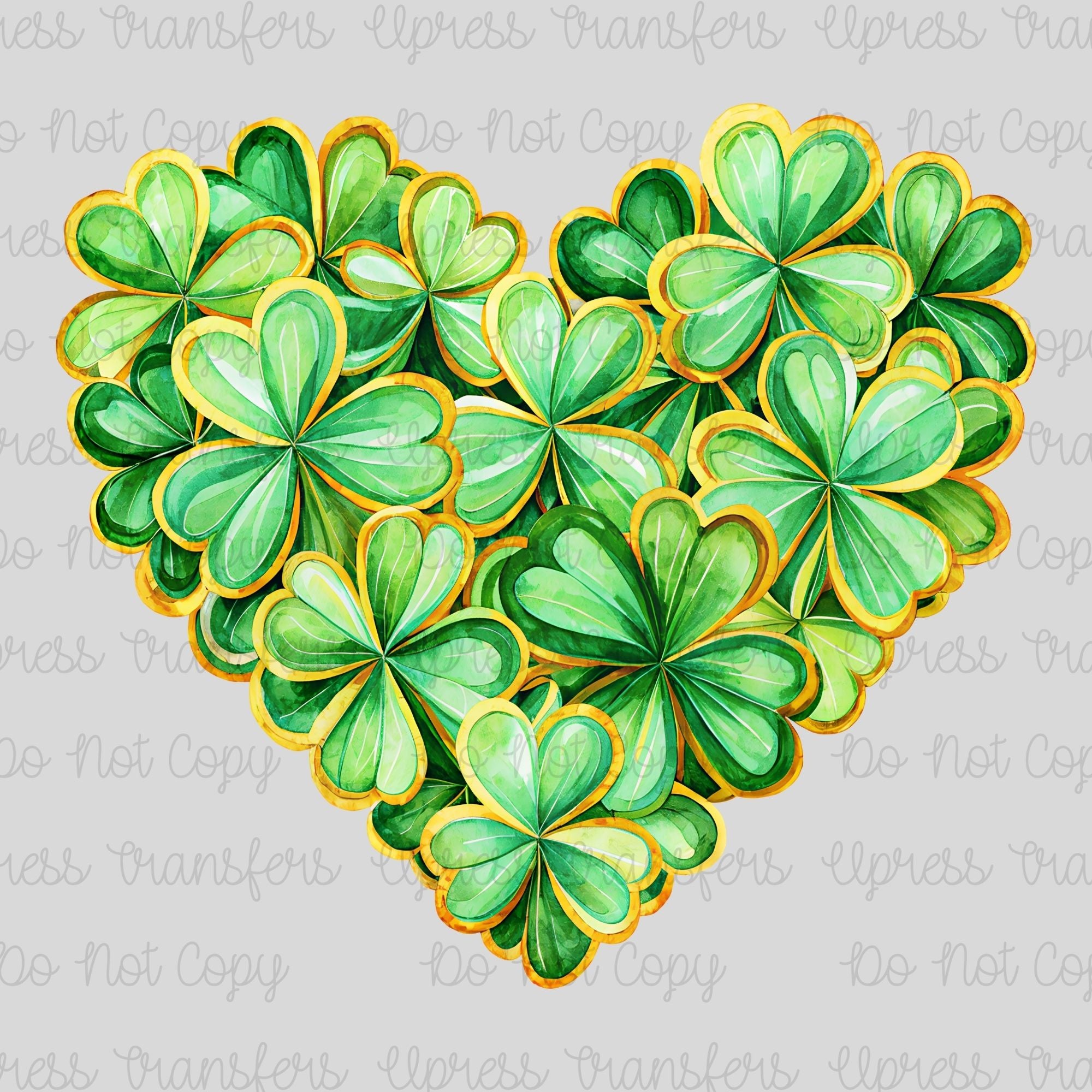 Vibrant Shamrock Heart
