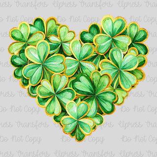Vibrant Shamrock Heart