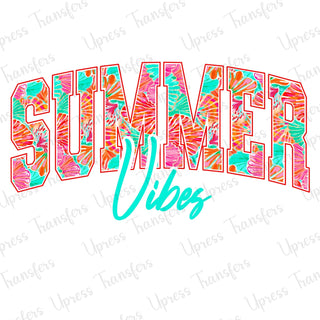 Vibrant Summer Vibes Pulitzer Print