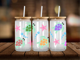 Vibrant Turtles 16 Oz Wrap