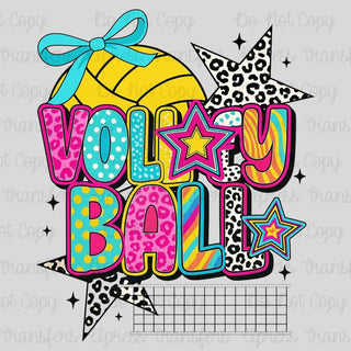 Vibrant Volleyball Patterns