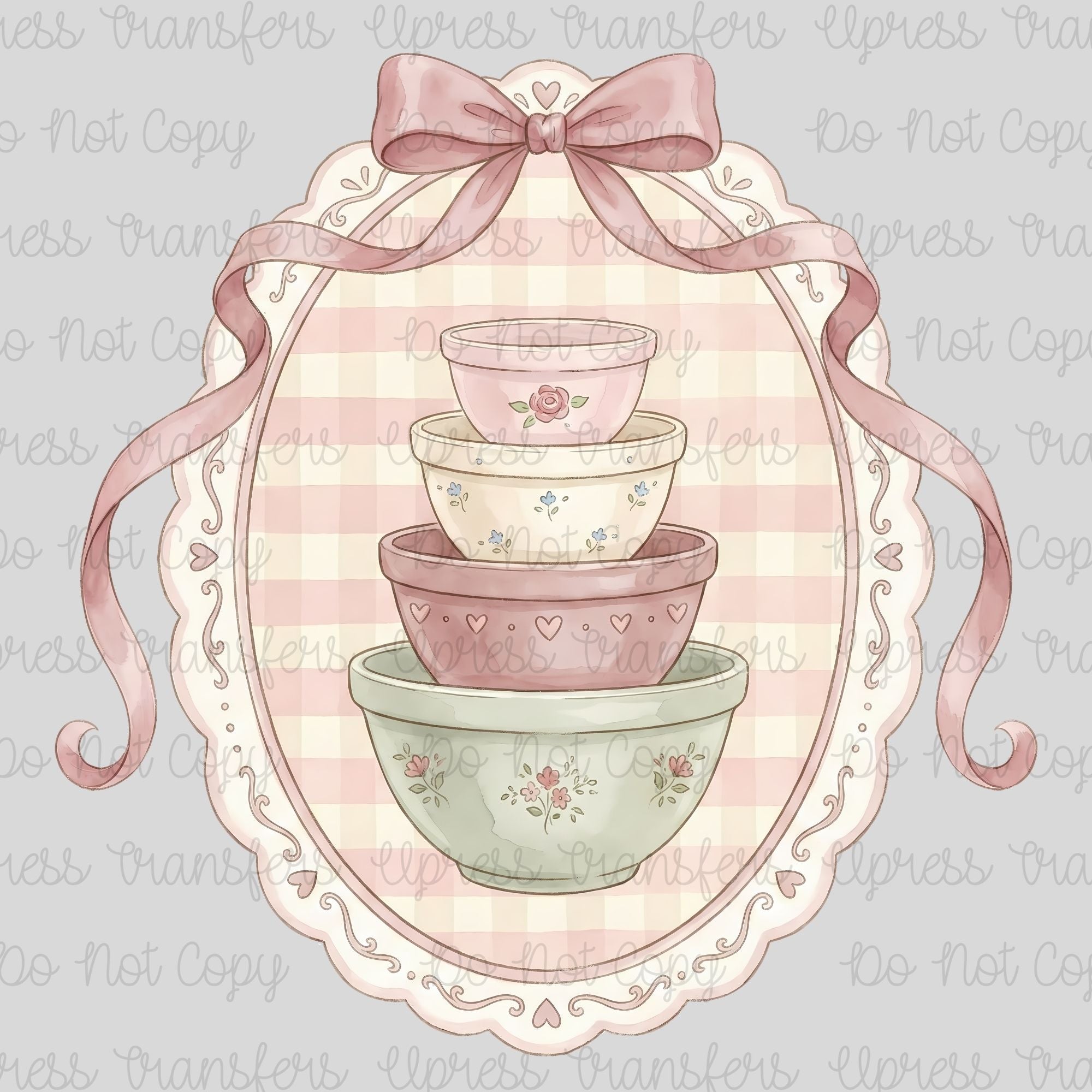 Vintage Bowls Frame