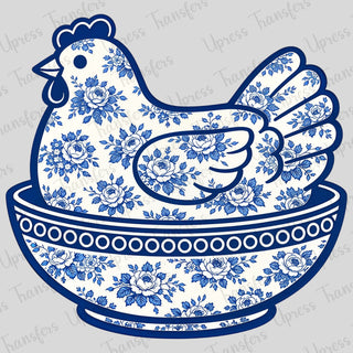 Vintage Chicken Bowl