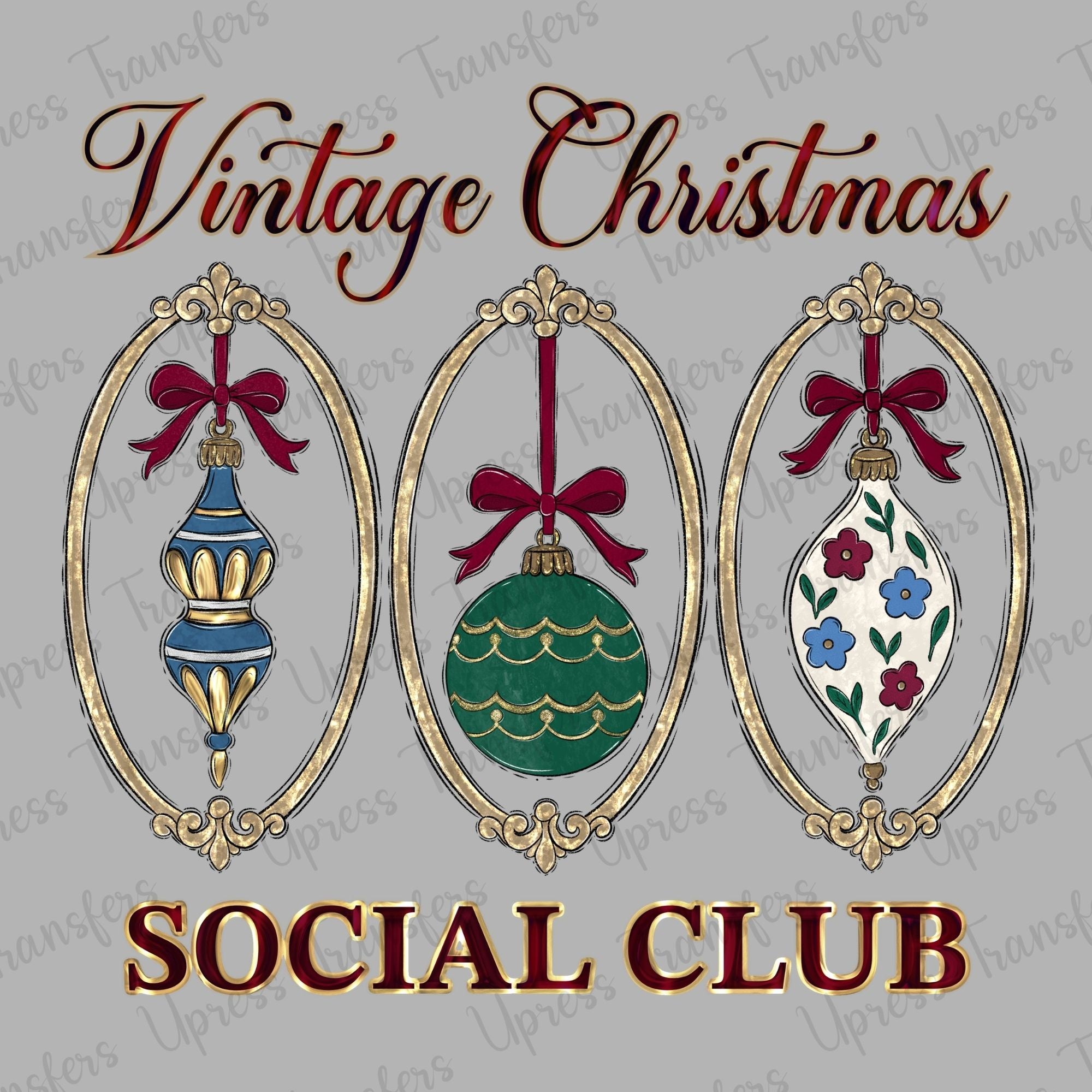 Vintage Christmas Trio