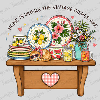 Vintage Dishes IS Where Home Is