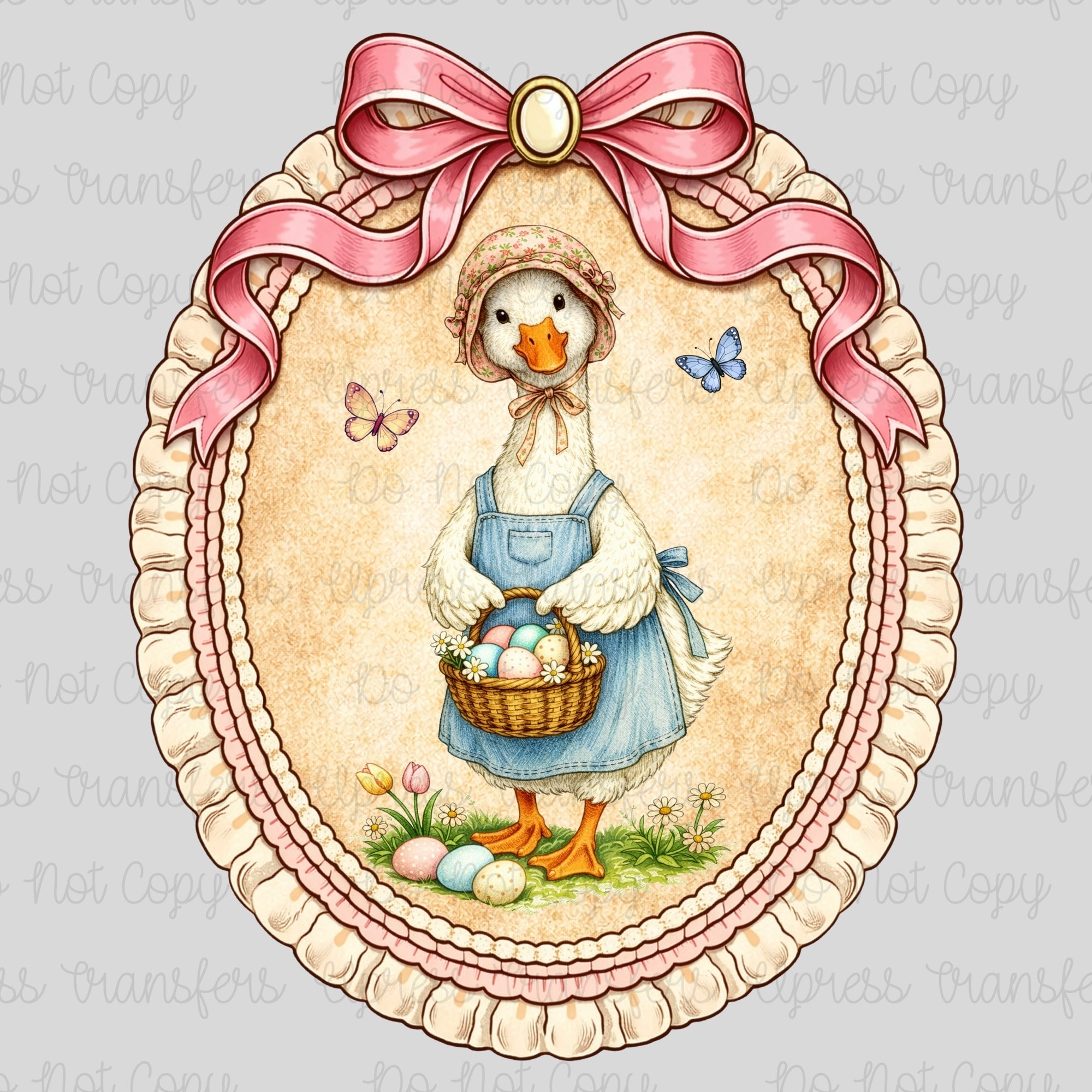 Vintage Framed Mama Goose
