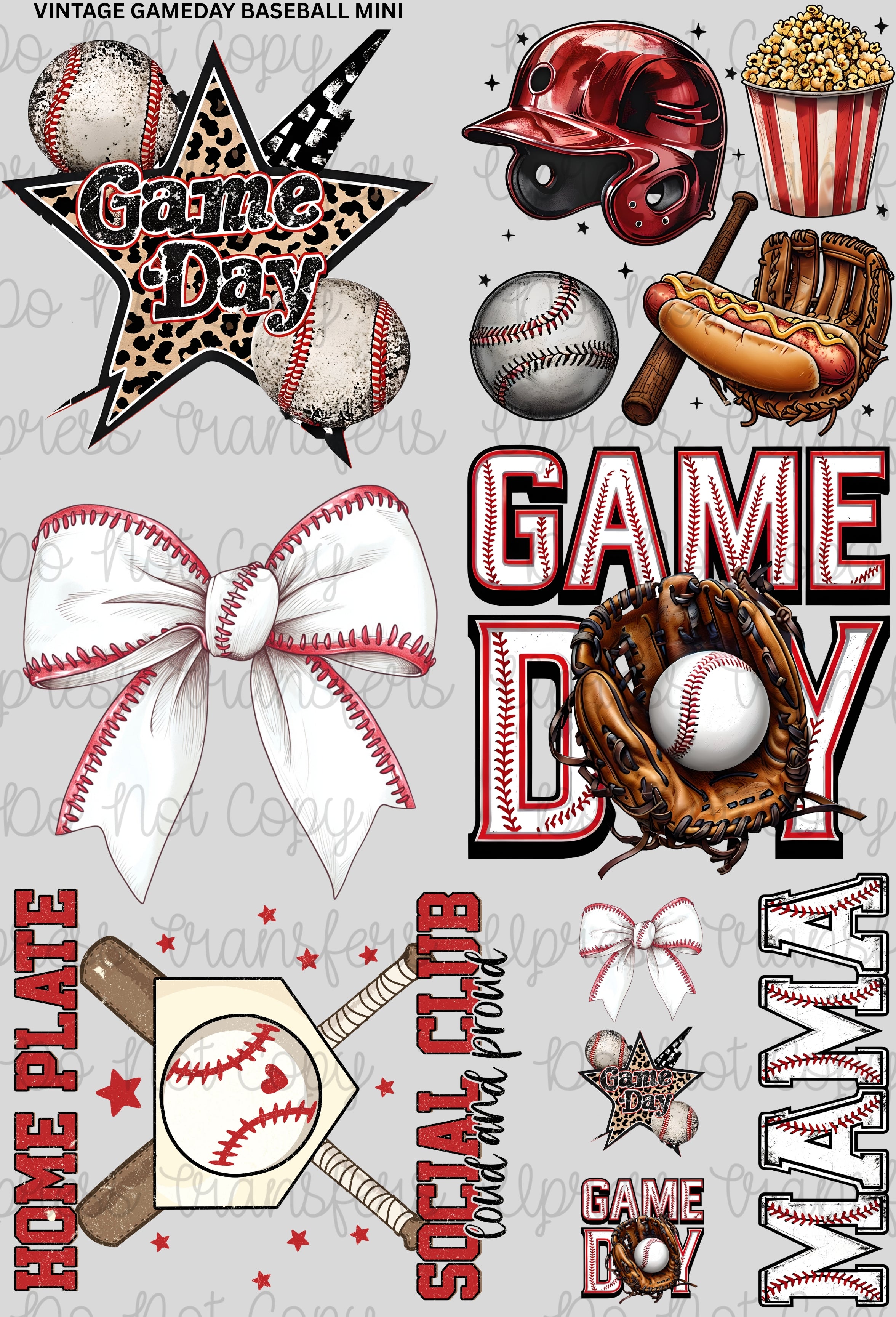 Vintage Gameday Baseball Mini