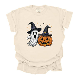 Vintage Ghost and Pumpkin Duo