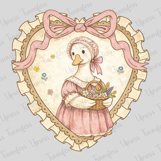 Vintage Heart Goose