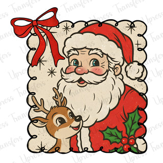 Vintage Santa Reindeer