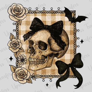 Vintage Skelly With Bow