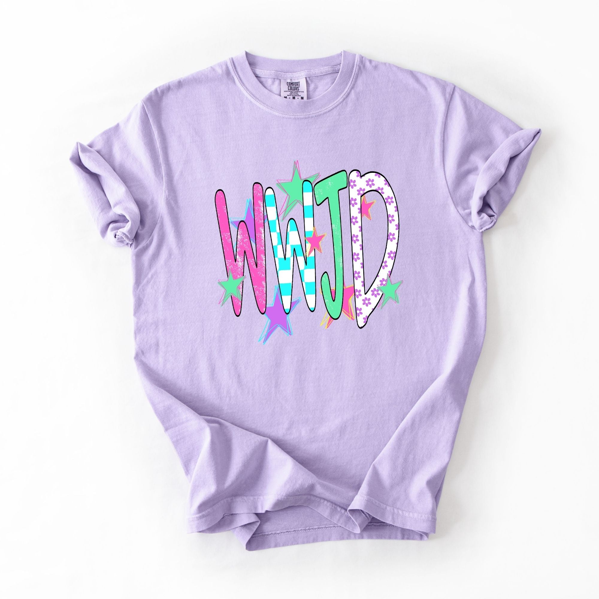 WWJD Doodle Neon