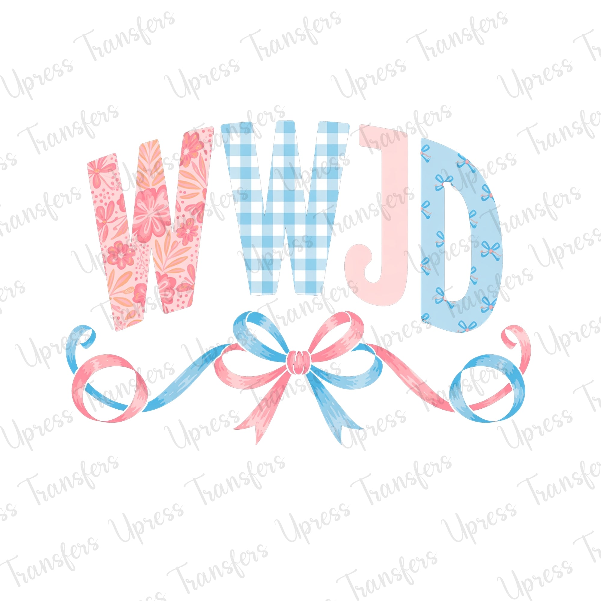 WWJD Pink And Blue