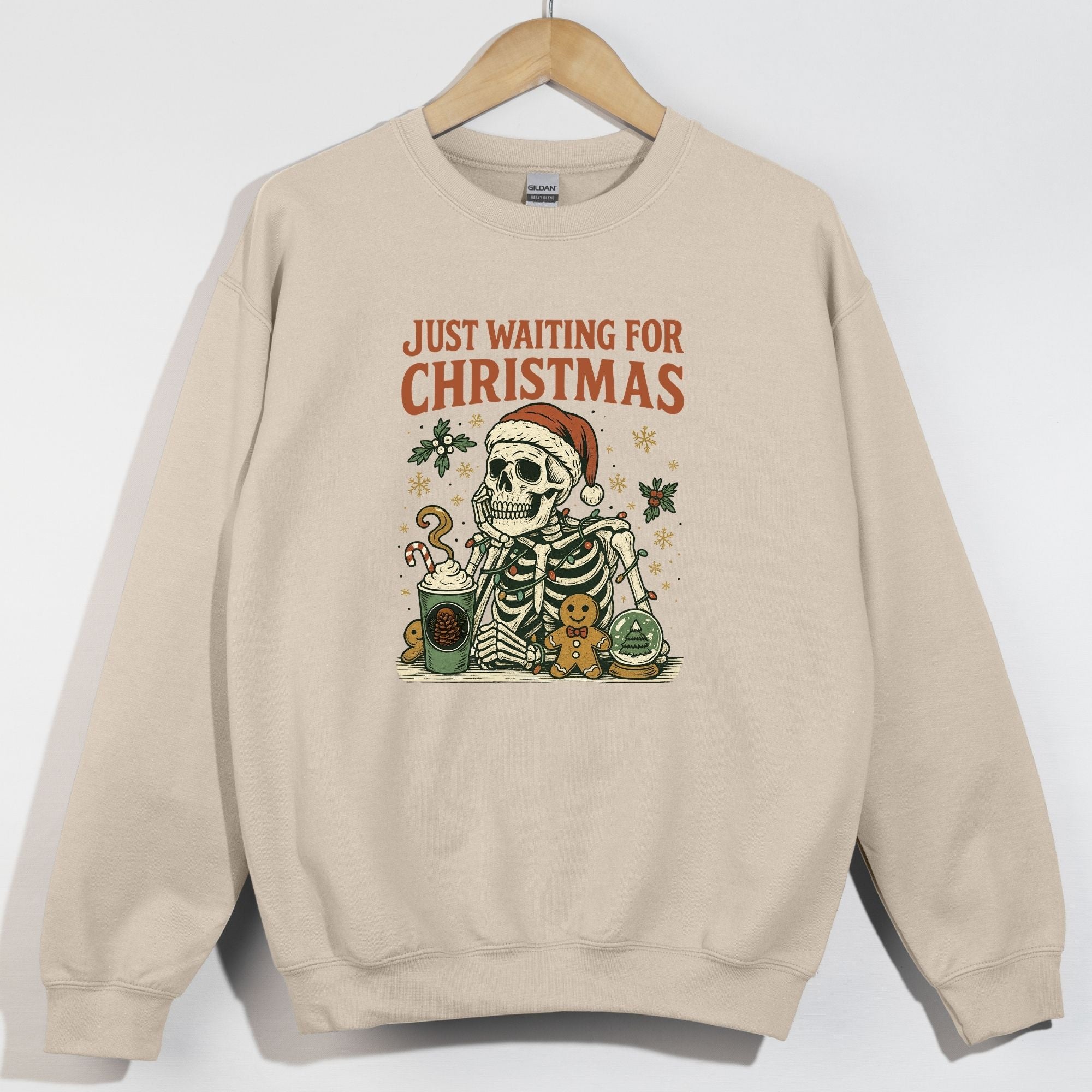 Waiting For Christmas Sad Skelly