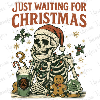 Waiting For Christmas Sad Skelly