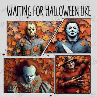 Waiting For Halloween Leaves