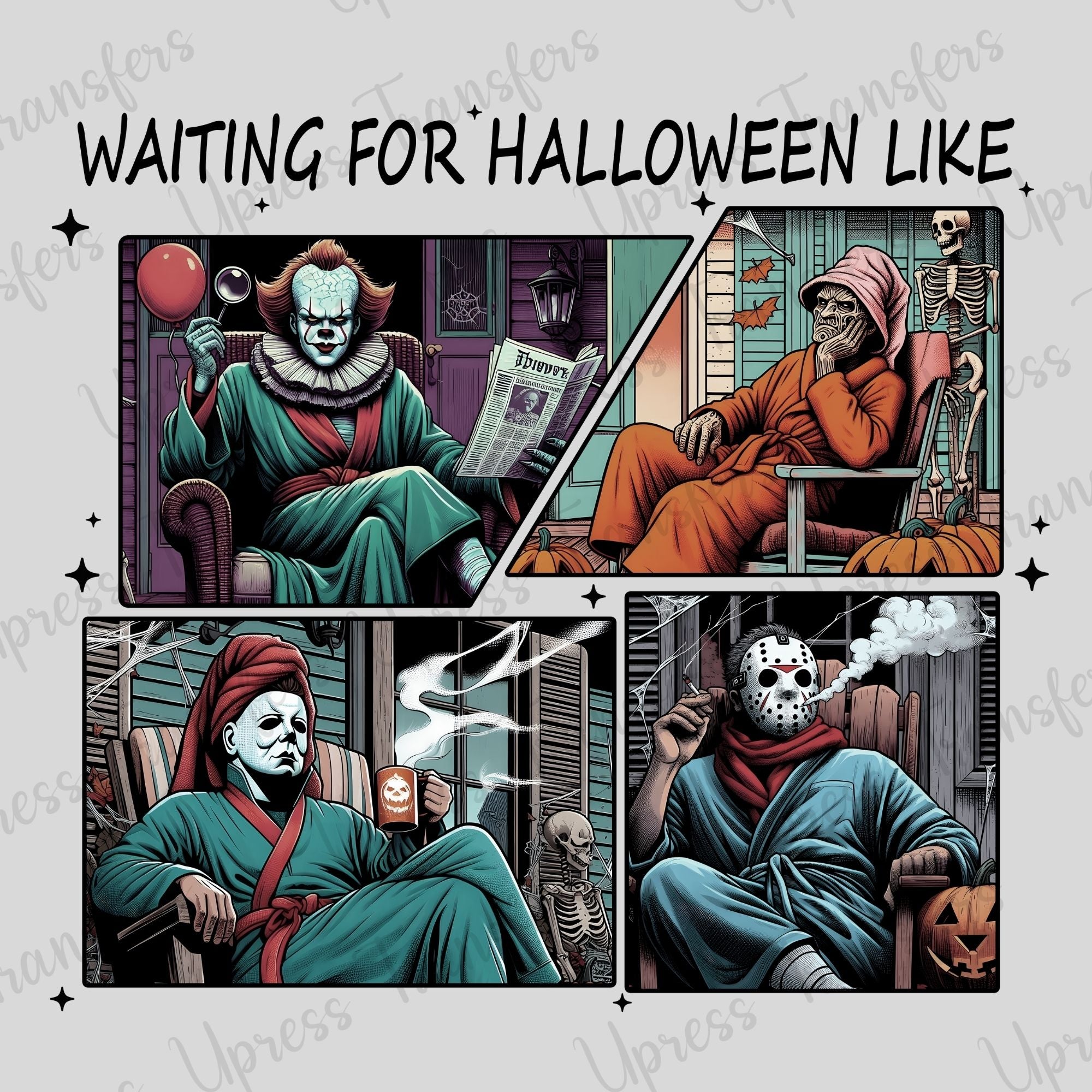 Waiting For Halloween Porch Chair