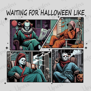 Waiting For Halloween Porch Chair