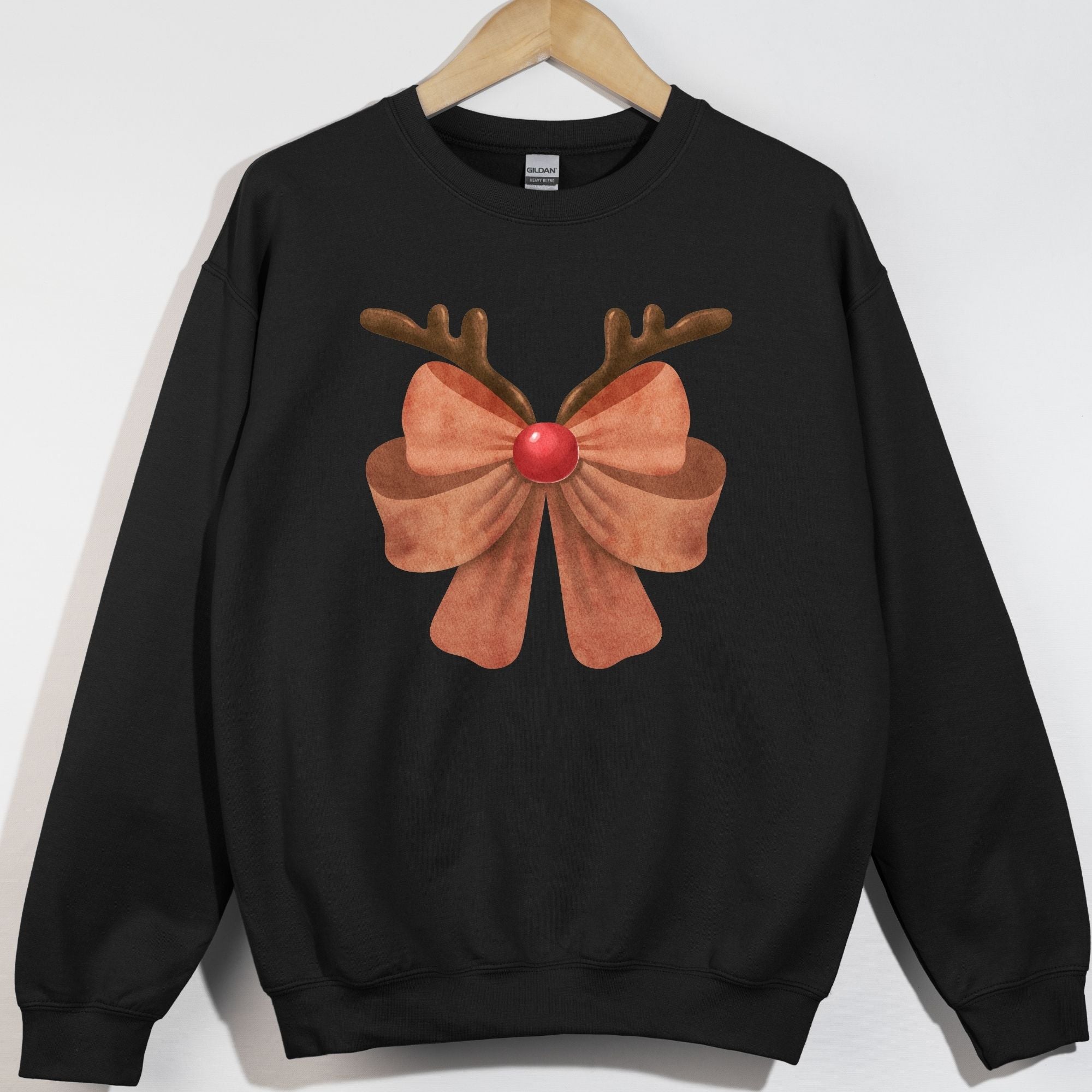 Watercolor Rudolph Bow