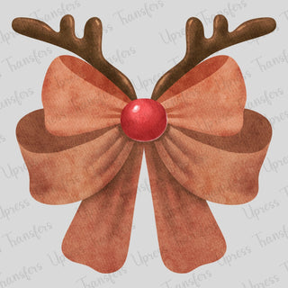 Watercolor Rudolph Bow