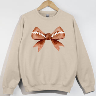 Watercolor Simple Football Bow