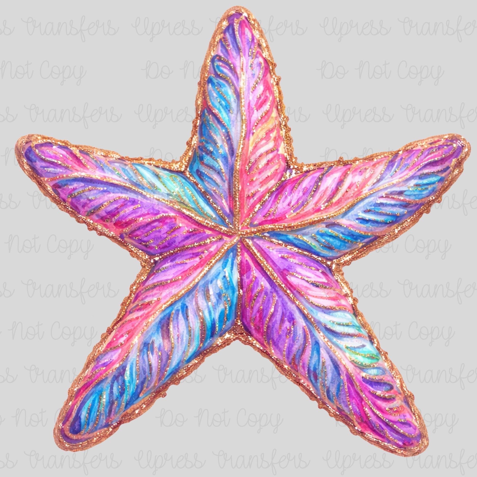 Watercolor Starfish