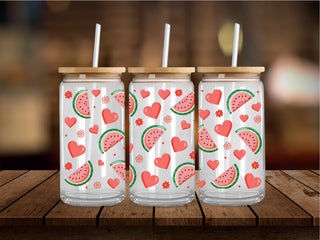 Watermelon Hearts 16 Oz Wrap