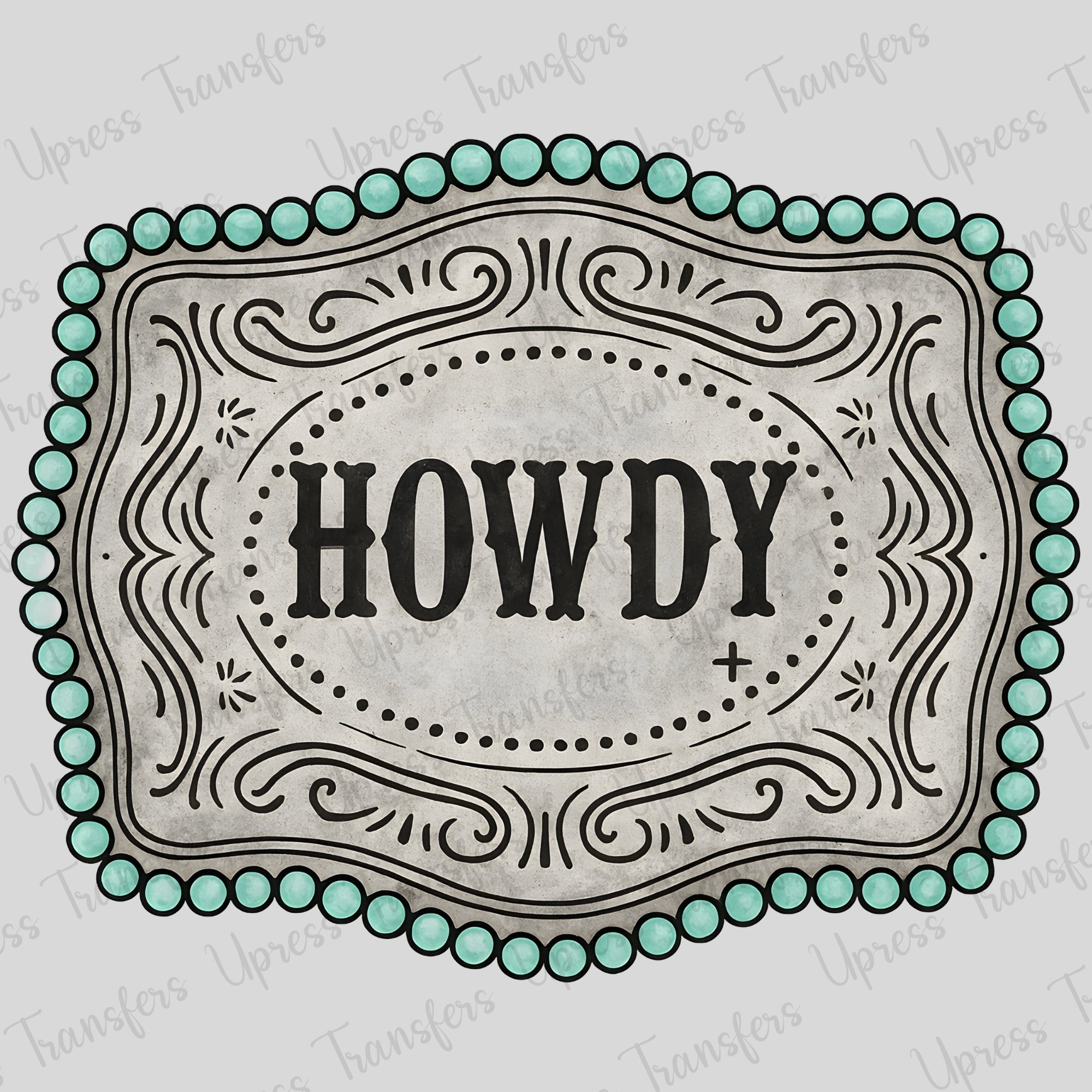 Western Howdy Buckle
